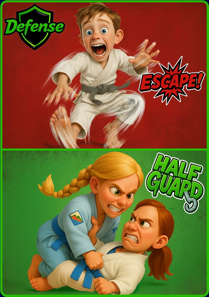 Red to green escape card
