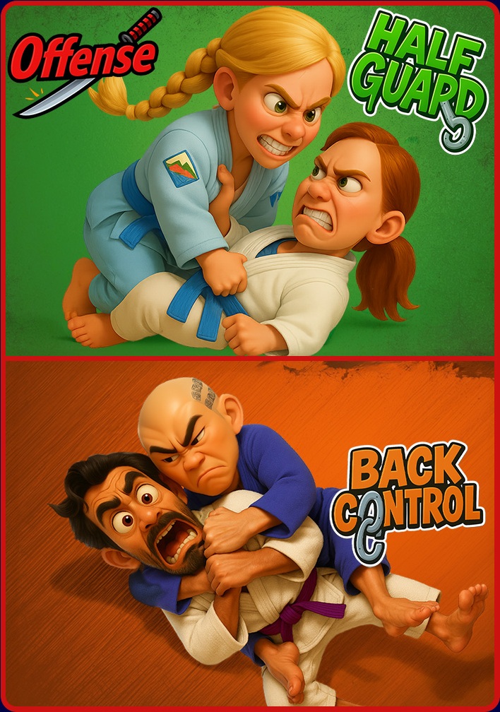 Green to orange offensive card