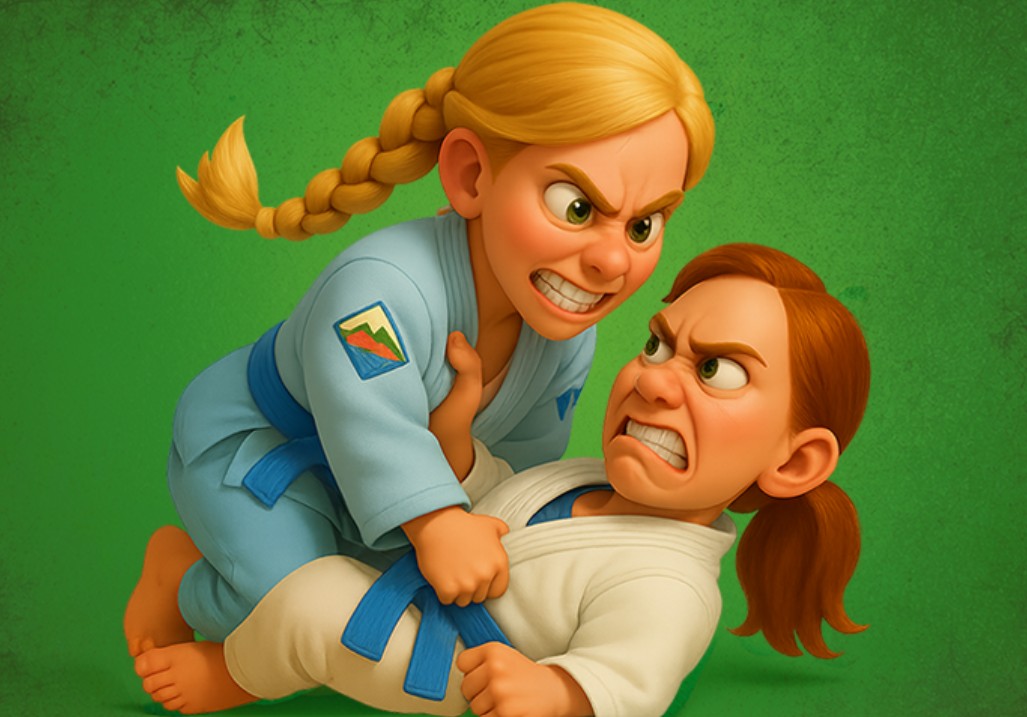 Half guard position in Brazilian Jiu-Jitsu